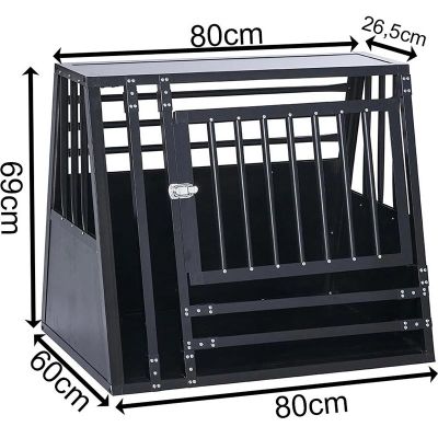 SafeCrate Basic XL Wide Med tröskel – Hundbur