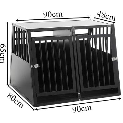 SafeCrate Basic Double Large - Hundbur